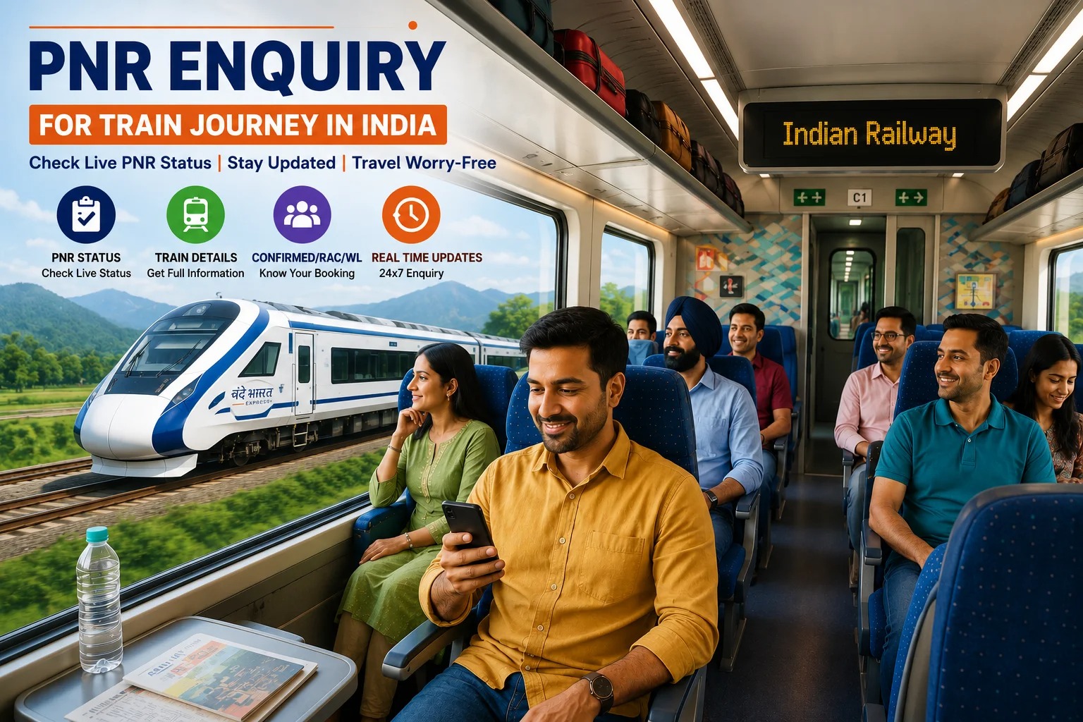 Check Live PNR Status Online for a Hassle-Free Train Journey