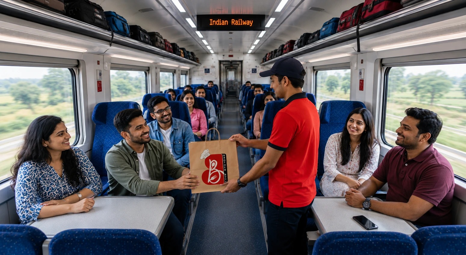 Make Your Group Train Journey Memorable with Delicious Group Food Orders